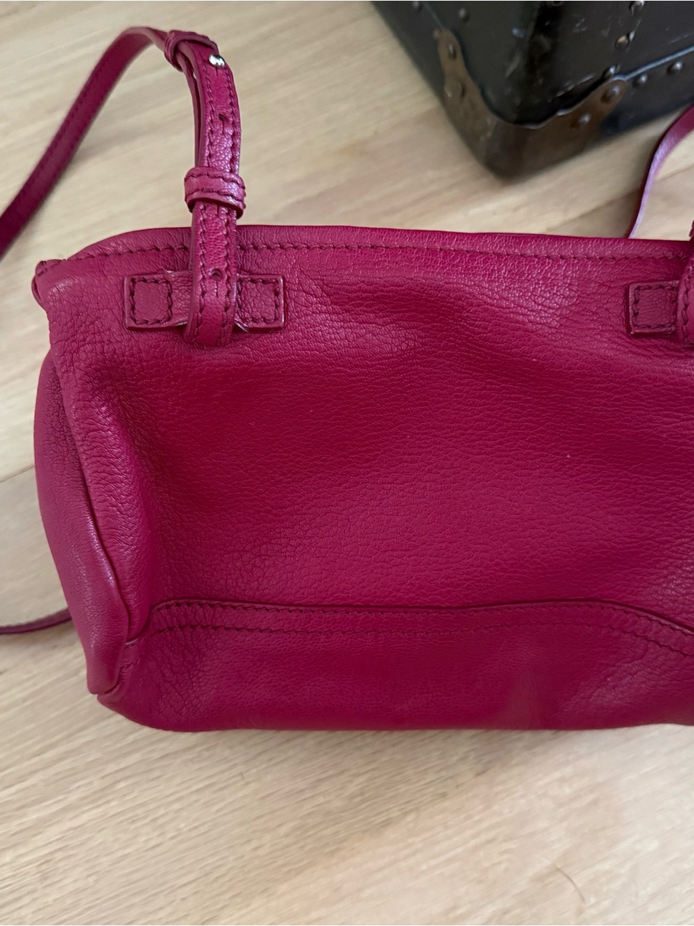Givenchy Mini Pandora in Rasberry Leather - Picture 6 of 11
